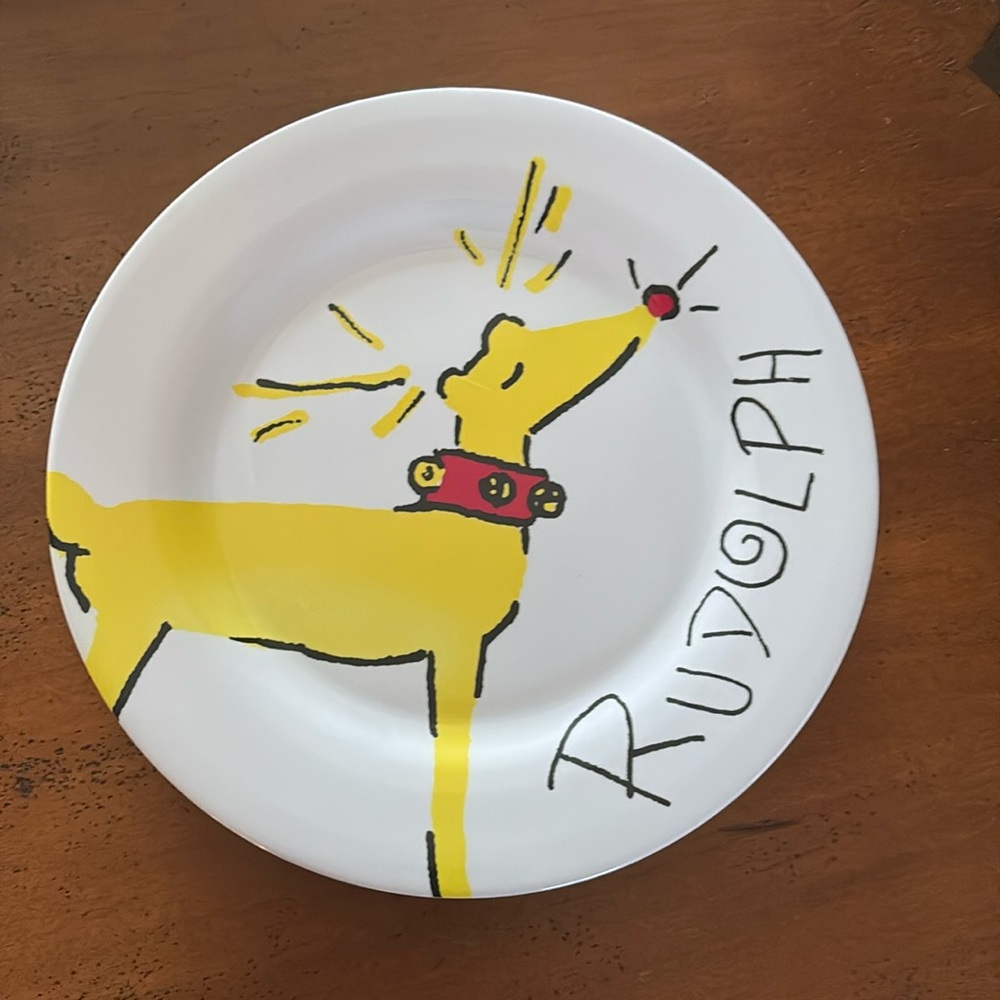 Pottery Barn Kids 4 melamine dinner plates